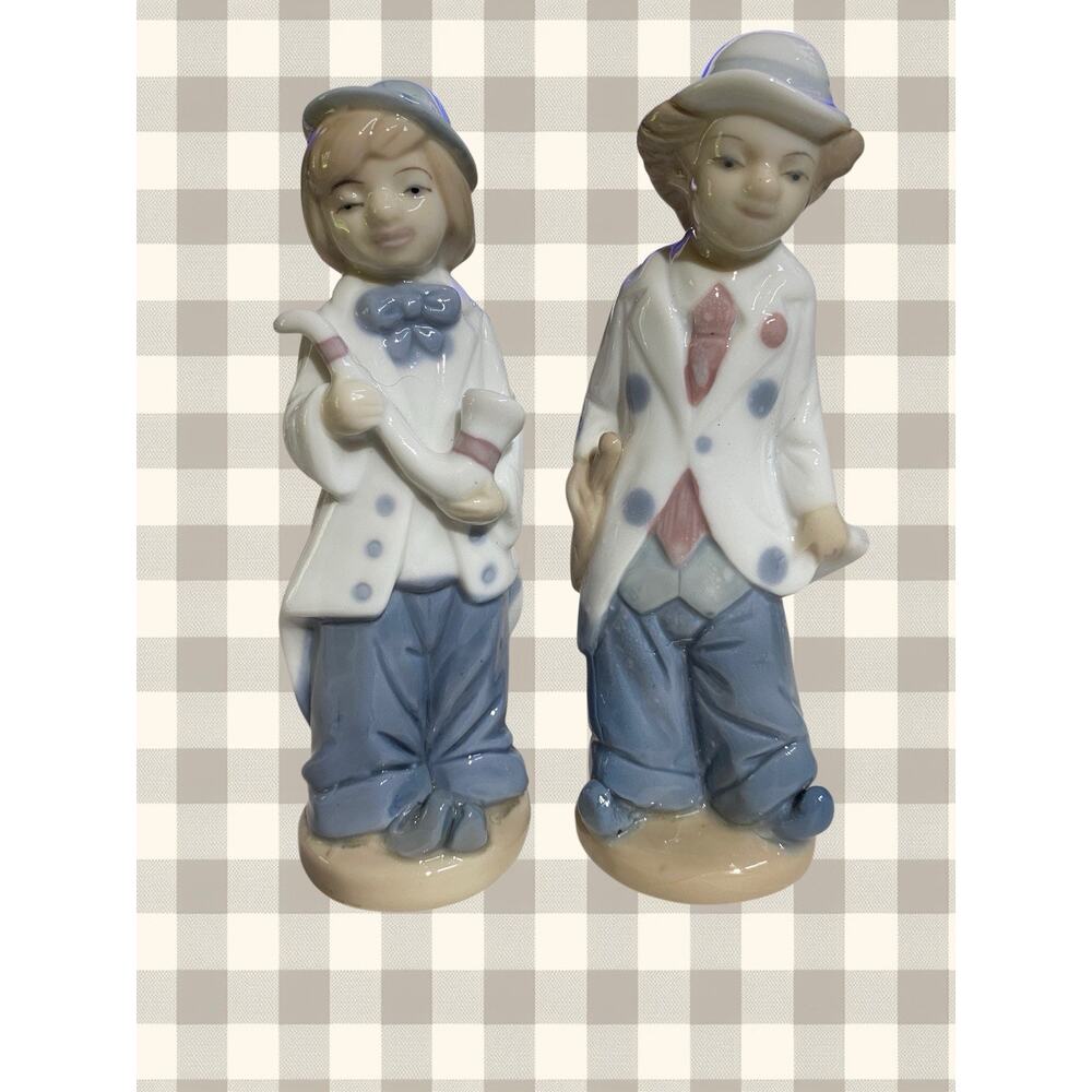 Formalities By Baum Brothers Hobo Collection Clowns Musician Porcelain Decor